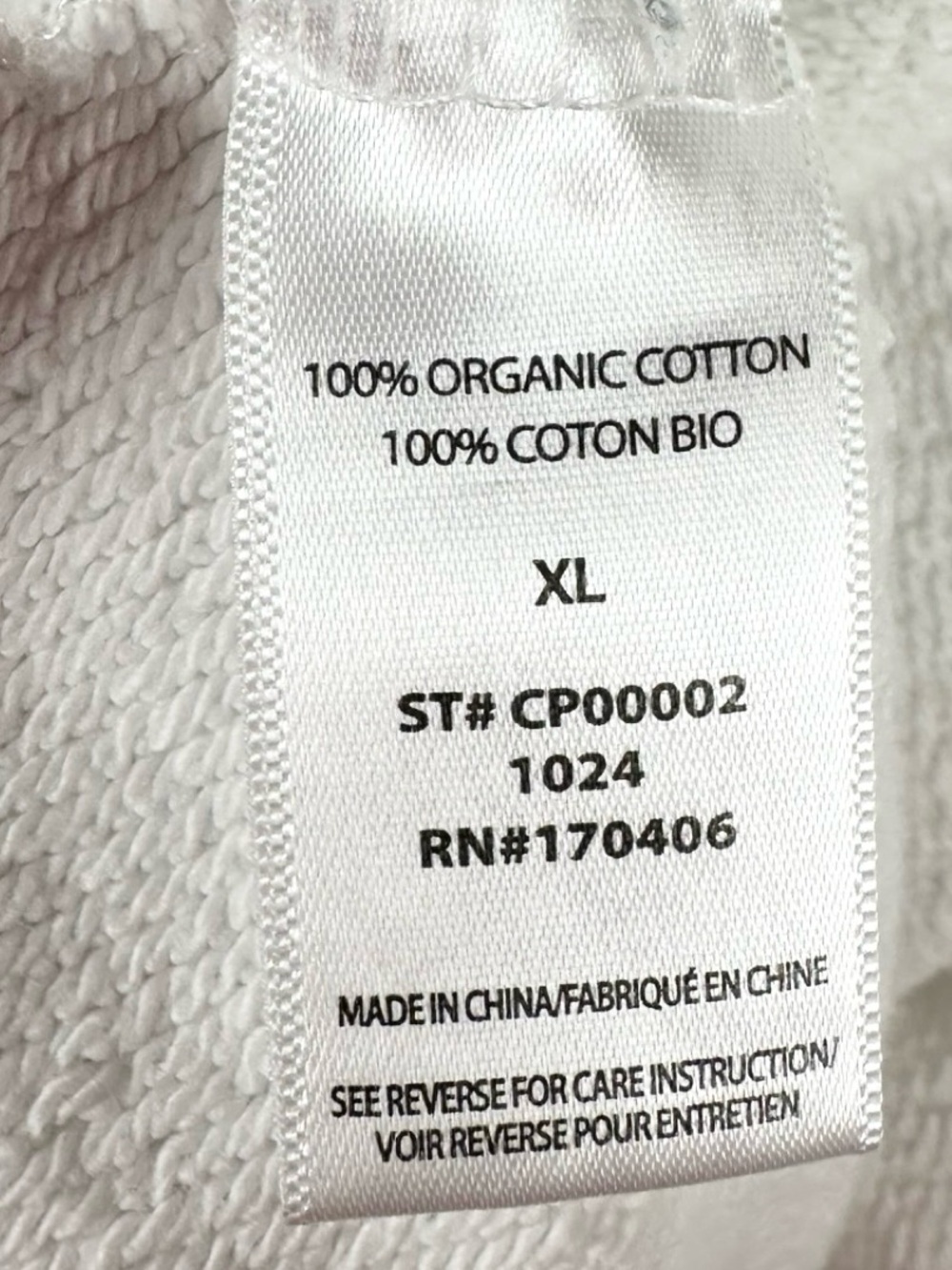 Elwood Core Straight Leg Vintage White Loungewear Sweatpants Unisex Size XL - Picture 6 of 10